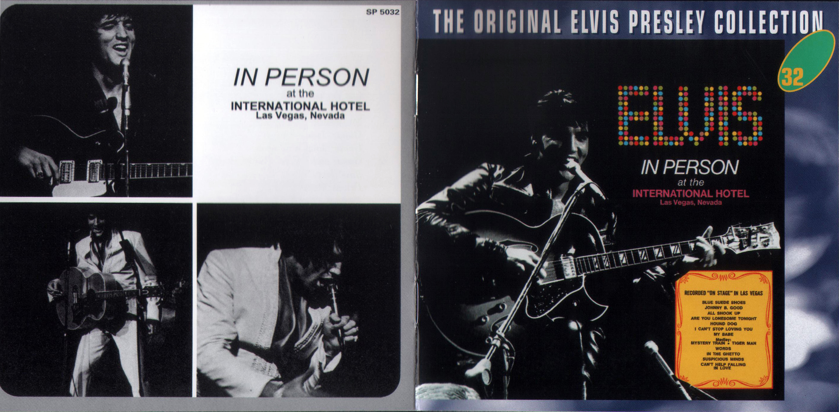Elvis Presley  The Original Elvis Presley Collection 32; in Person : Booklet